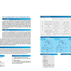 CDJ Low-Voltage Reactive Power Compensation Device